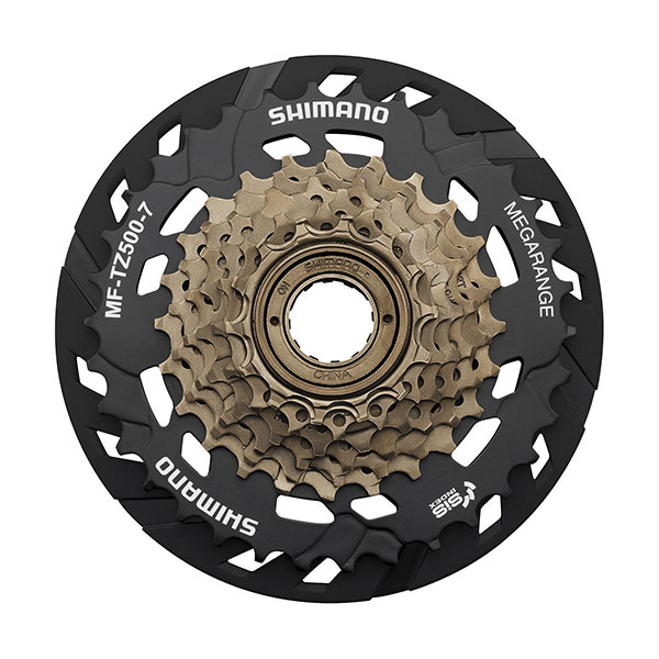 SHIMANO Mf-tz20 Couronne dentée 6 Vitesses 14-28 Z Marron